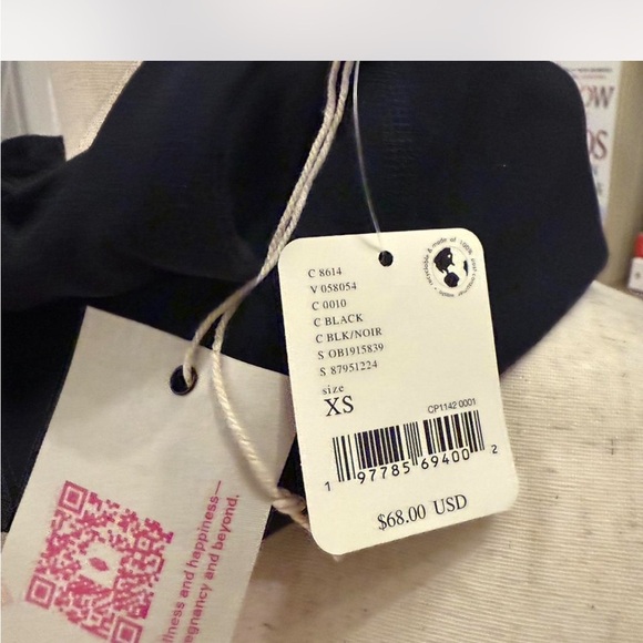 FREE PEOPLE | Black Maternity Sports Bra XS NWT - Picture 6 of 6